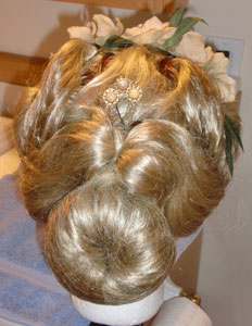 Civil War Victorian Wig style side